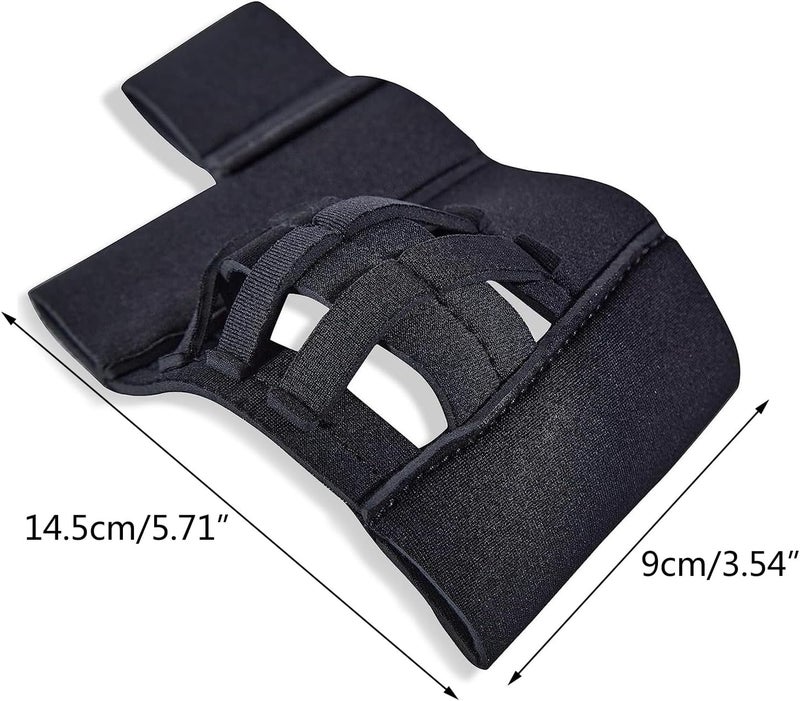 NUEAYMS Mini Glove Training Baseball Softball Glove Two Finger Glove Catcher Golf-Sized Practice Glove Lightweight Mini Baseball Training Glove Designed to Catch Golf Sized Practice Aids, Black - Image 2